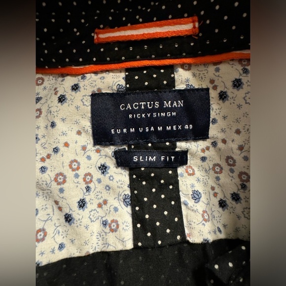 Cactus Man Ricky Singh Slim Fit Shirt M - Picture 5 of 7